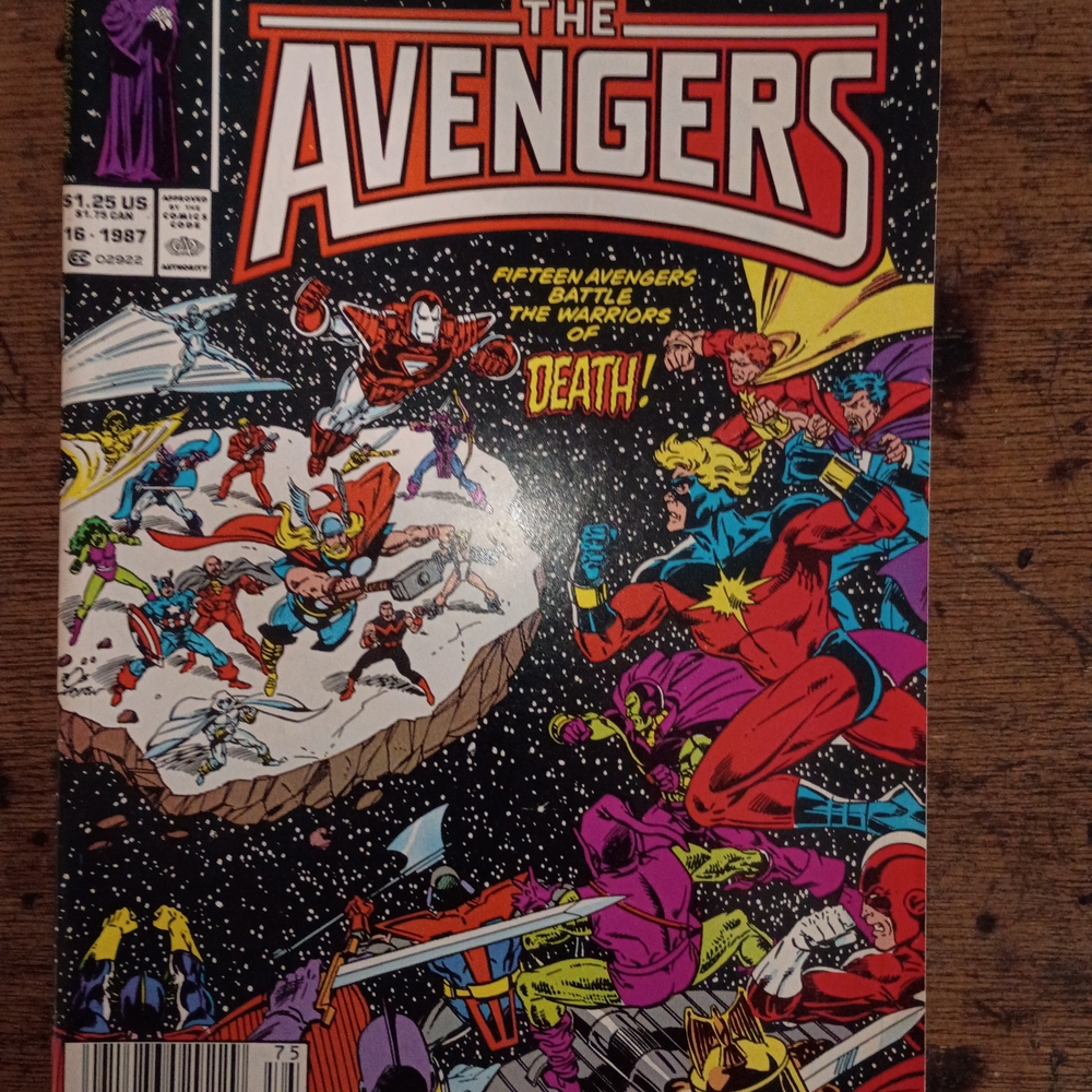 The Avengers Comic Book Annual Issue 16 with Dynamic Cover Art